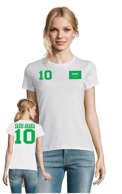Fußball Football WM Damen Shirt Trikot Saudi Arabien Arabia Wunschname Nummer