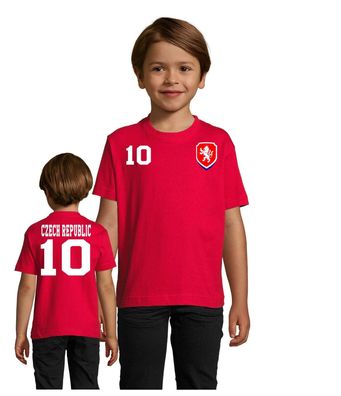 Fußball EM WM Kinder Shirt Trikot Tschechien Czech Republic Wunschname Nummer
