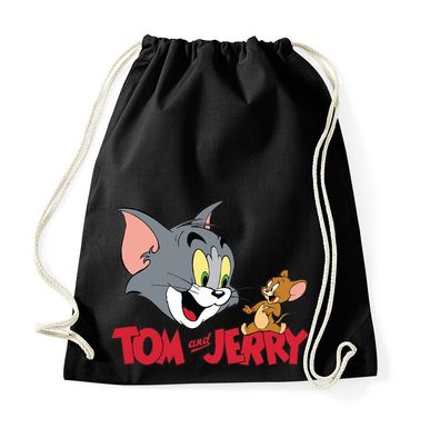 Blondie & Brownie Baumwoll Turnbeutel Beutel Tasche Tom Silvester Jerry Cartoon