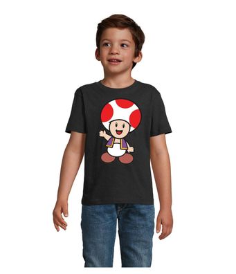 Blondie & Brownie Kinder Baby T-Shirt Toad Pilz 1UP Mario Nintendo Kart Yoshi