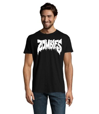 Blondie & Brownie Herren Shirt Zombies Flatbushed Hell Movie Scary Apocalypse