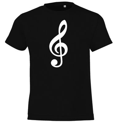 Blondie & Brownie Kinder Baby T-Shirt Shirt Noteschlüssel Music Musik Harmonie