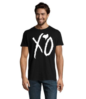 Blondie & Brownie Herren Shirt Shirt XO The Weeknd Starboy Love Drugs Hip Hop