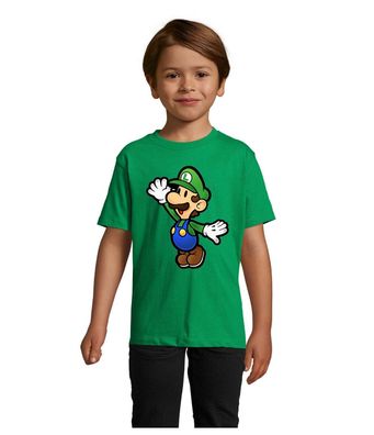 Blondie & Brownie Kinder Baby Shirt Luigi Nintendo Super Mario Yoshi Peach Toad