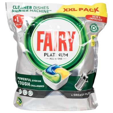 Fairy Platinum All in One Lemon Geschirrspültabs 89 Tabs