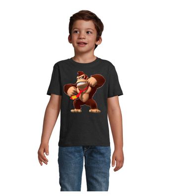 Blondie & Brownie Fun Kinder Baby Shirt Kong Donkey Nintendo Mario Super Diddy
