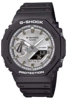 Casio G-Shock Classic Ana-Digi Armbanduhr Schwarz/ Stahlfarben GA-2100SB-1AER