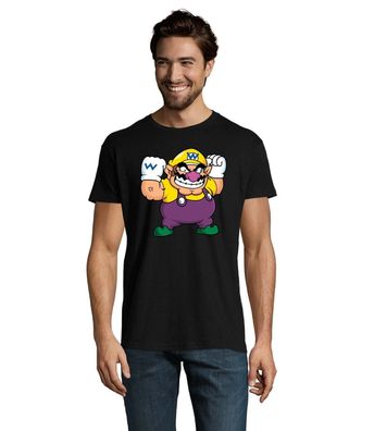 Blondie & Brownie Herren Shirt Wario Super Mario Hero Luigi Nintendo Yoshi Held
