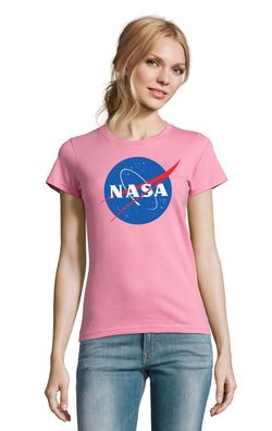 Blondie & Brownie Damen Shirt NASA Astronaut Apollo Space Weltall Elon X Mars