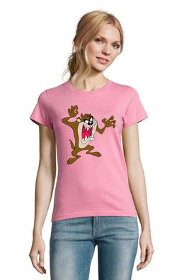 Blondie & Brownie Damen Fun Shirt Taz Bugs Bunny Hase Roadrunner Looney Tweatie
