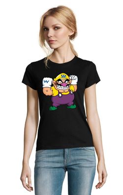 Blondie & Brownie Damen Shirt Wario Super Mario Luigi Nintendo Prinzessin Yoshi