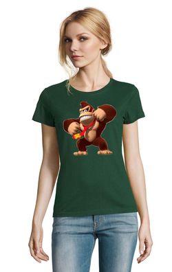 Blondie & Brownie Fun Damen Shirt Kong Donkey Nintendo Gorilla Mario Diddy Super
