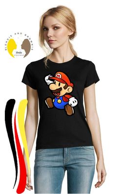 Blondie & Brownie Fun Damen T-Shirt Shirt Mario Luigi Nintendo Yoshi Super Kart