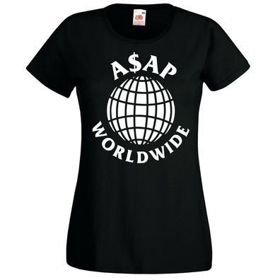 Blondie & Brownie Fun Damen T-Shirt Shirt Asap Worldwide Rocky Mob VSVP Hip Hop