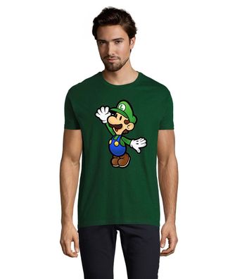Blondie & Brownie Herren Shirt Luigi Nintendo Super Mario Yoshi Peach Princess