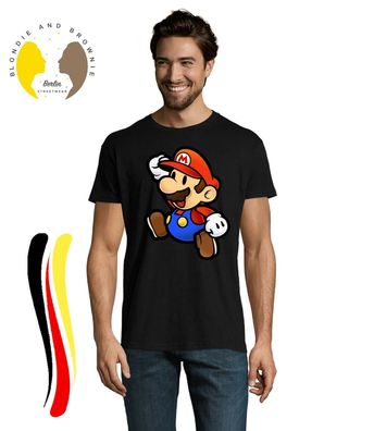 Blondie & Brownie Fun Herren T-Shirt Shirt Super Mario Luigi Hero Nintendo Yoshi