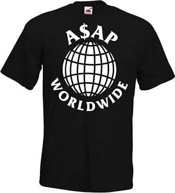 Blondie & Brownie Fun Herren T-Shirt Asap Worldwide VSVP Rocky Ferg Trap Shirt