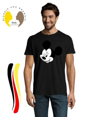Blondie & Brownie Fun Herren Shirt Mickey Zwinker Minnie Donald Mouse Mini Maus