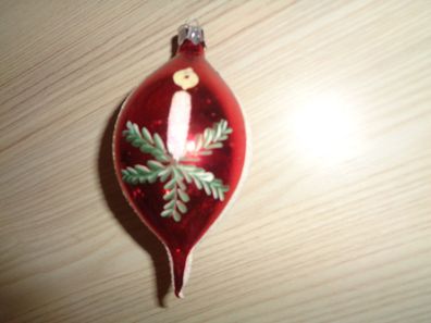 Weihnachtskugeln, Baumbehang, schöner alter Christbaumschmuck Kerze