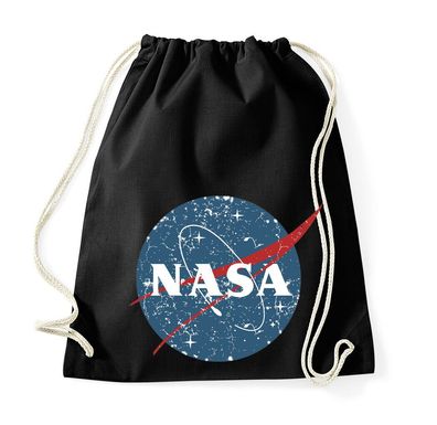 Blondie & Brownie Baumwoll Turnbeutel Beutel Tasche Vintage NASA Apollo Space