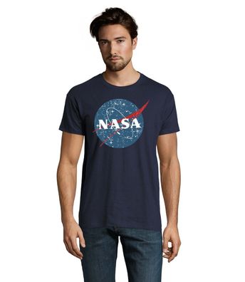 Blondie & Brownie Fun Herren Shirt Vintage Nasa Astronaut Apollo Space Weltall