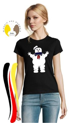 Blondie & Brownie Fun Damen T-Shirt Marshmallow Man Ghostbusters Monster Slimer