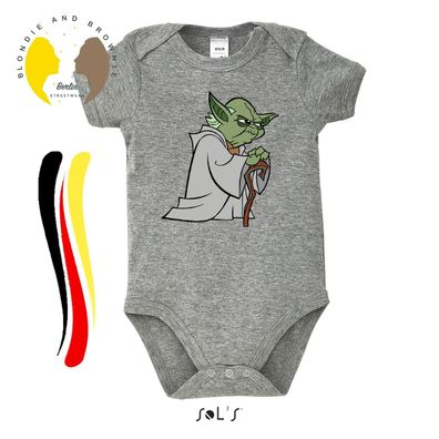 Blondie & Brownie Baby Kinder Strampler Body Shirt Yoda Roboter Luke Hans Sterne