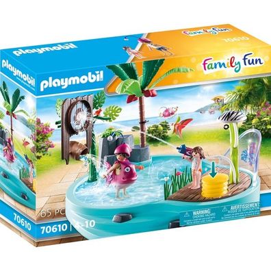 Playm. Spaßbecken mit Wasserspritze 70610 - Playmobil 70610 - (Spielwaren / Playm...