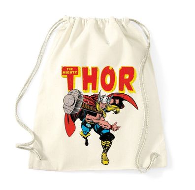 Blondie & Brownie Baumwoll Turnbeutel Beutel Tasche Mighty Thor Cartoon Iron Man
