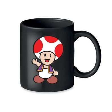 Blondie & Brownie Büro Kaffee Tasse Tee Becher Toad Pilz Mario Yoshi Luigi Power