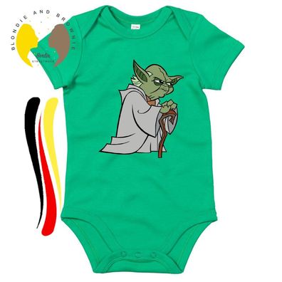 Blondie & Brownie Baby Strampler Body Shirt Space Wizard Yoda Sith Krieg Jedi