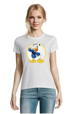 Blondie & Brownie Damen Fun T-Shirt Duck Ente Donald Matrose Mickey Minnie Daisy