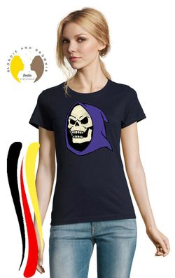 Blondie & Brownie Damen Fun T-Shirt Skeletor Motu Master of the Universe Geek