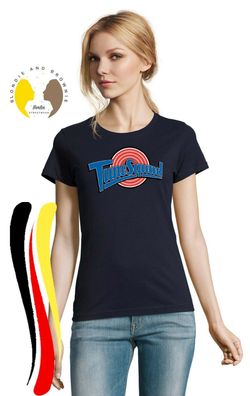 Blondie & Brownie Damen T-Shirt Tune Squad Looney Tweety Bugs Bunny Taz Cartoon