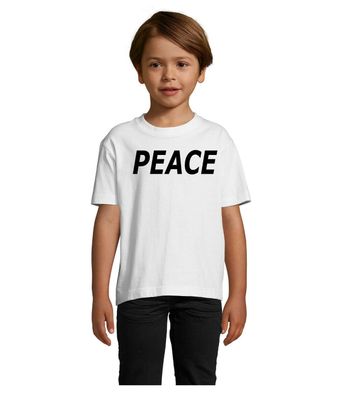 Blondie & Brownie Fun Kinder Baby Shirt Frieden Peace No War Ukraine Freiheit
