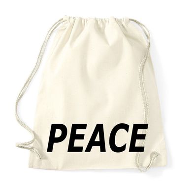 Blondie & Brownie Baumwoll Beutel Tasche Frieden Peace No War Ukraine Freiheit