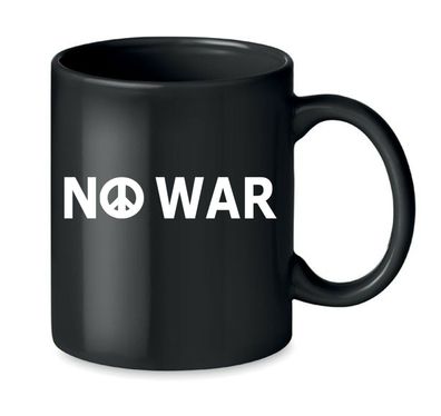 Blondie & Brownie Büro Kaffee Tasse Tee Becher No More War World Peace Frieden