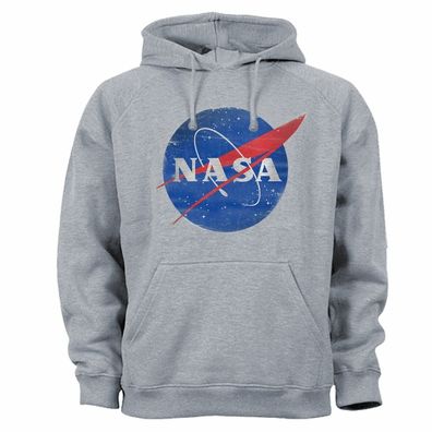 Nasa Weltraum Forschung All USA Sterne Mars Mond Kapuzensweats Hoodie S-4XL grau