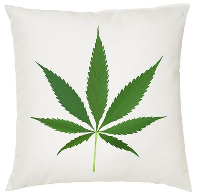 Blondie & Brownie Couch Bett Kissen Füllung Hanf Weed Cannabis Blatt 420 Dope