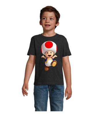 Blondie & Brownie Kinder Baby Shirt Toad Pilz 1UP Mario Nintendo Kart Yoshi