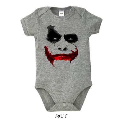Blondie & Brownie Fun Baby Strampler Body Shirt Joker Clown Karte Smile Gotham