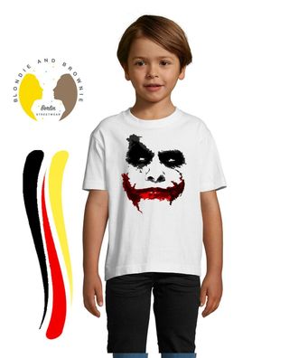 Blondie & Brownie Fun Kinder Baby T-Shirt Joker Clown Karte Smile Gotham Nerd