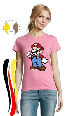 Blondie & Brownie Fun Damen T-Shirt Mario Nintendo Luigi Super Yoshi Peach Toad