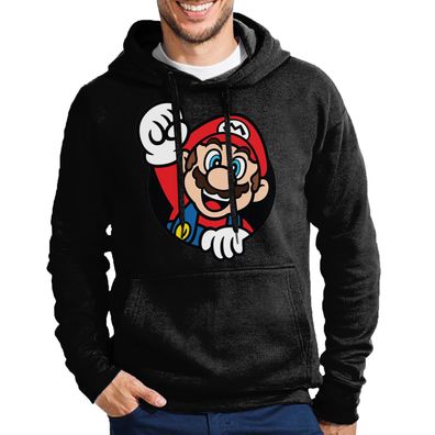Blondie & Brownie Herren Hoodie Kapuzenpullover Mario Faust Nintendo Luigi Yoshi
