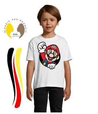 Blondie & Brownie Fun Kinder Baby Shirt Mario Faust Nintendo Luigi Yoshi Super
