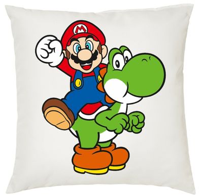 Blondie & Brownie Zimmer Sofa Couch Bett Kissen Mario und Yoshi Nintendo Luigi