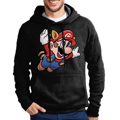 Blondie & Brownie Herren Hoodie Kapuzenpullover Mario Fligh Nintendo Luigi Yoshi