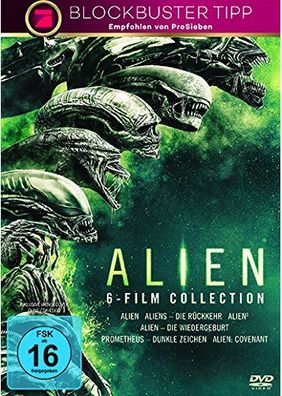Alien Collection 1-6 (DVD) 6Disc - Fox 8412208DE - (DVD Video / Science Fiction)