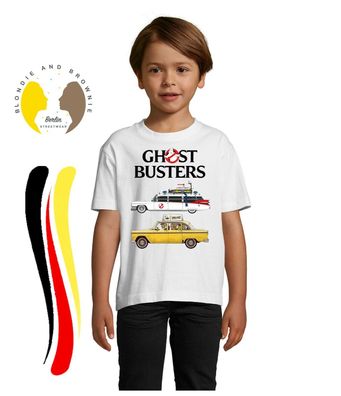 Blondie & Brownie Fun Kinder Shirt Ghostbusters Cars Taxi Marshmallow Man Slimer