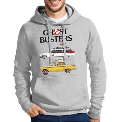 Blondie & Brownie Herren Hoodie Pullover Ghostbusters Cars Taxi Marshmallow Man
